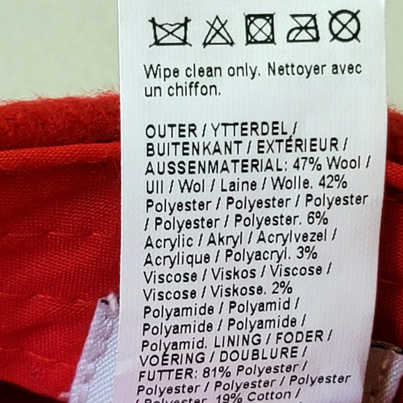 River Island Girls Red Charm Baker Boy Hat UK 5 - 12 yrs old - Picture 11 of 11